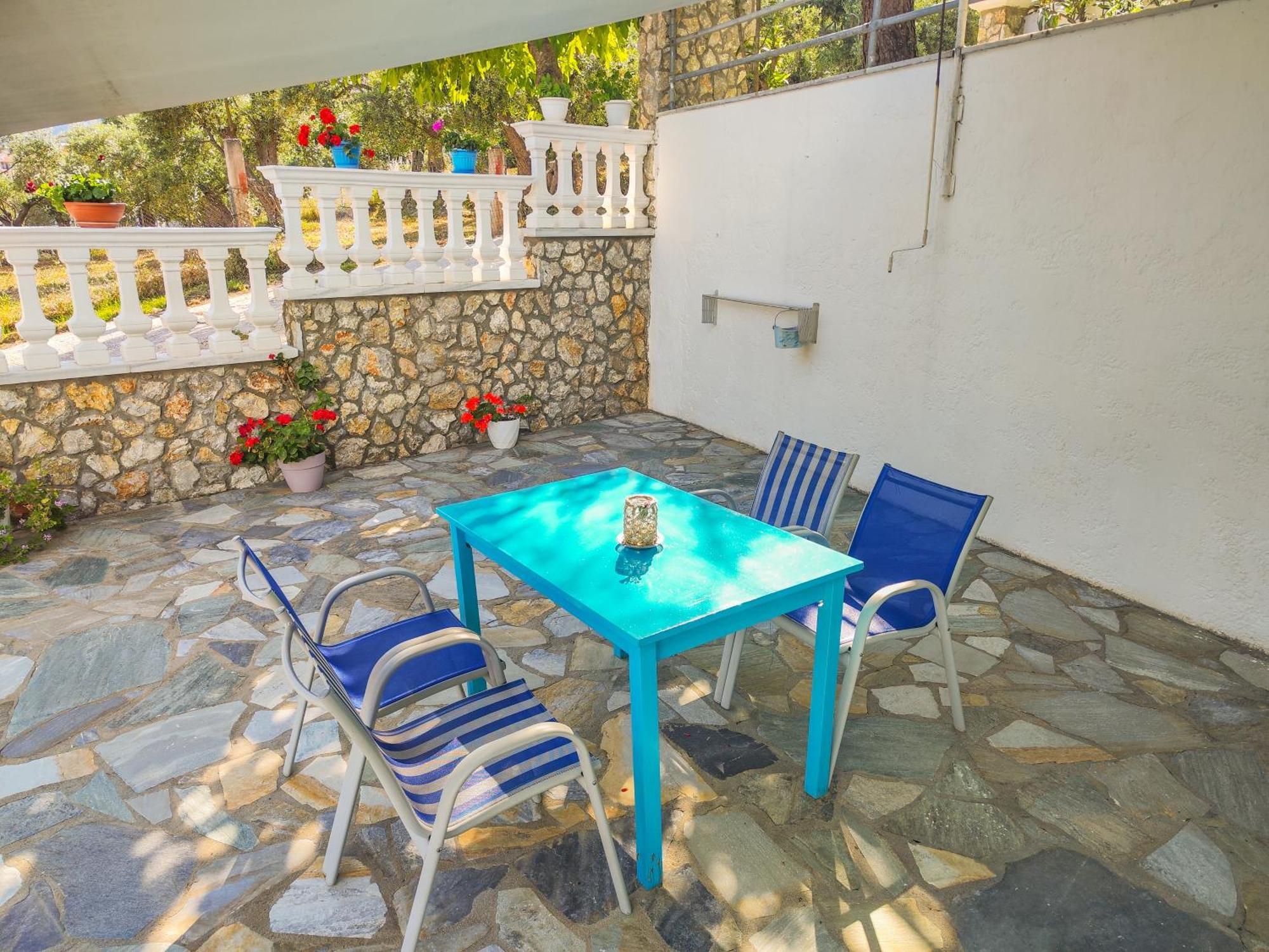 Ellinas Hotel Chrisi Ammoudia Esterno foto